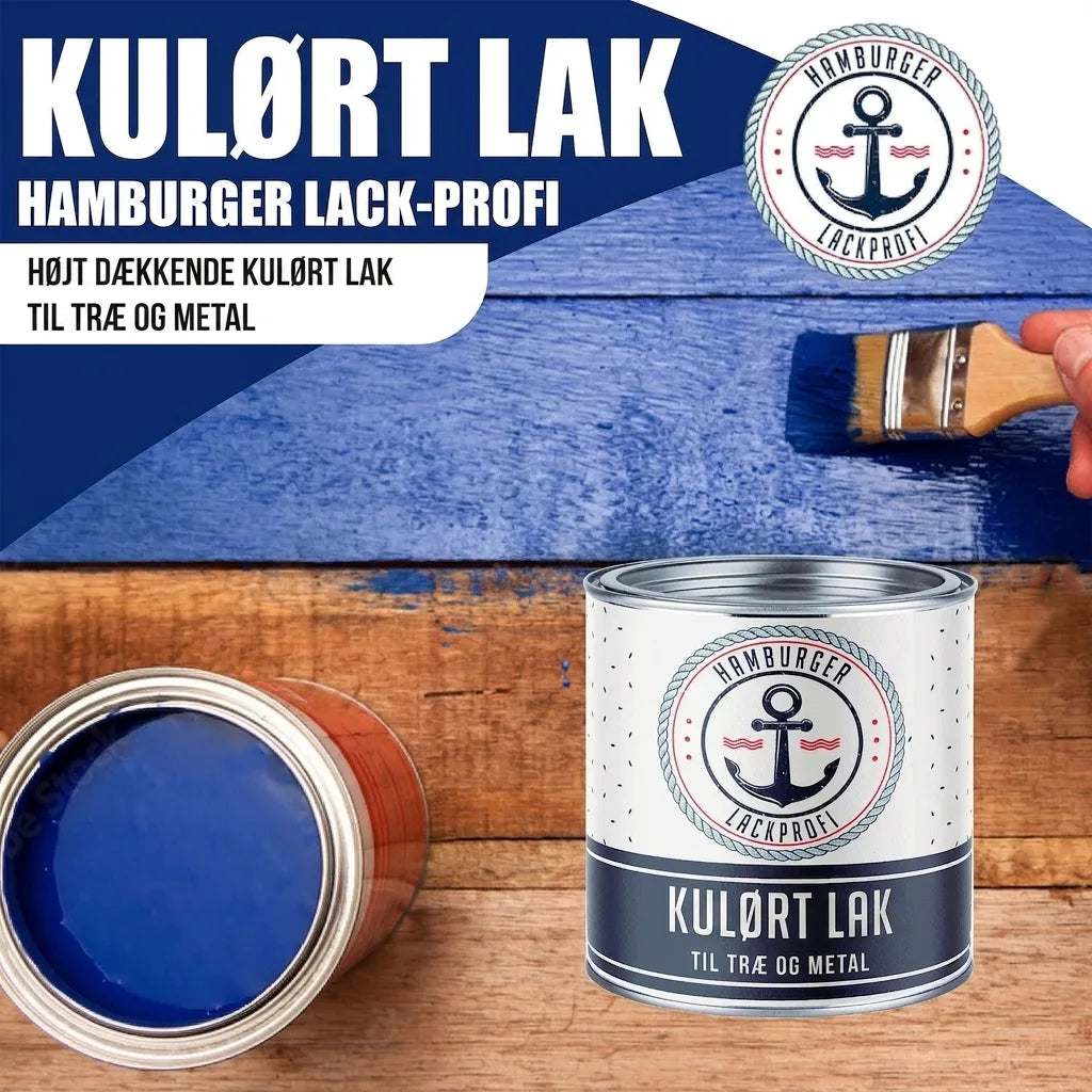 Kulørt lak alt-i-ét-sæt (X500) inkl. tilbehør XXL - Hamburger Lack-Profi