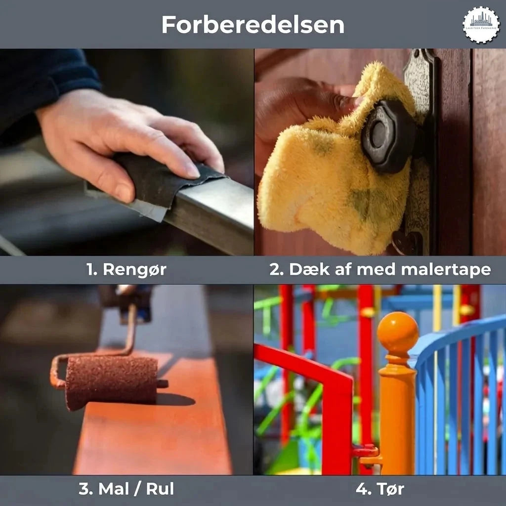 Lausitzer Farbwerke Metalbeskyttelseslak 3 i 1 - traditionel