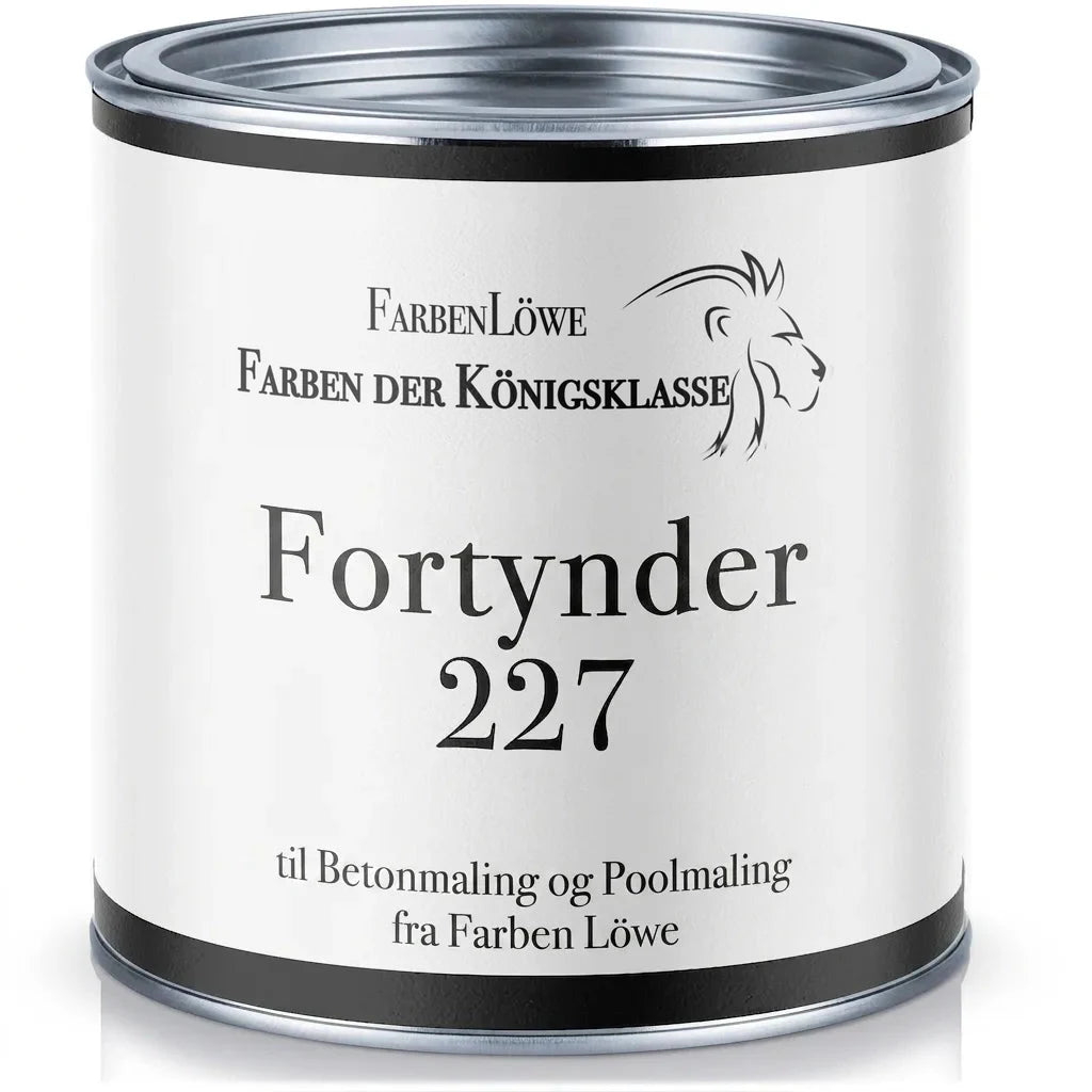FarbenLöwe Verdünnung 227 tynder til betonmaling og swimmingpoolmaling.