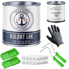 Maling inkl. rulle &amp; fortynder